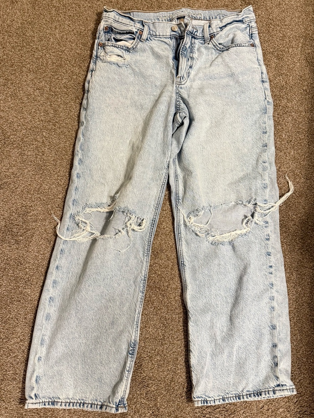 American Eagle Outfitters Light Blue Denim Jeans